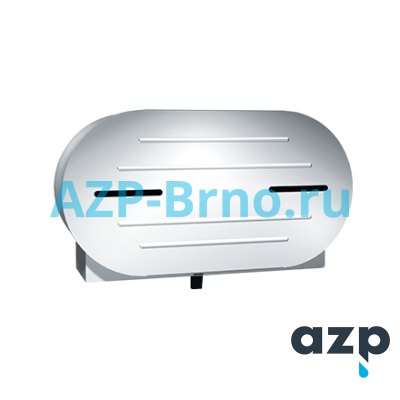 Держатель туалетной бумаги для двух рулонов 4004 AZP Brno Чехия (фото, схема)