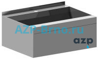 Раковина из нержавеющей стали AUM 030 AZP Brno Чехия (фото, схема) Раковина из нержавеющей стали AUM 030 AZP Brno Чехия (фото, схема)
